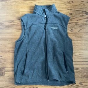Columbia Field Gear Grey Fleece Vest Large